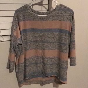 Small Lou and grey dolman top